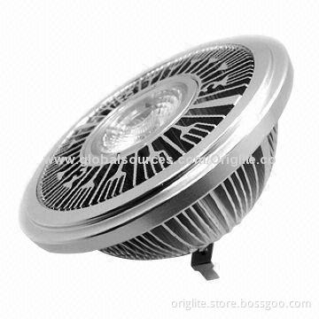 AR111 LED Spotlight, 15W/85-245V AC/Lifud Power/Bridgelux Chip/COB LED/AR111 Base/3-year Warranty
